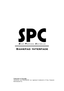 manual spc gamepad interface
