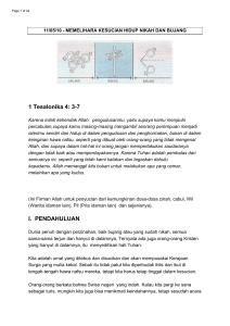 memelihara kesucian hidup nikah dan bujang