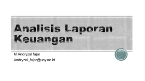 Analisis Laporan Keuangan