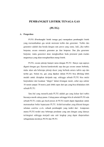 PEMBANGKIT LISTRIK TENAGA GAS (PLTG)