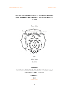 perpustakaan.uns.ac.id digilib.uns.ac.id PENGARUH TINGKAT