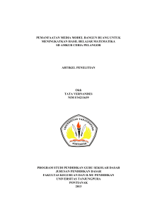 PEMANFAATAN MEDIA MODEL BANGUN RUANG