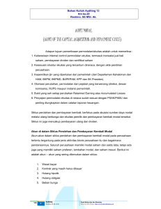 audit modal (audit of the capital acquisition and repayment cycle)