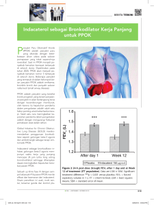 Indacaterol sebagai Bronkodilator Kerja Panjang untuk