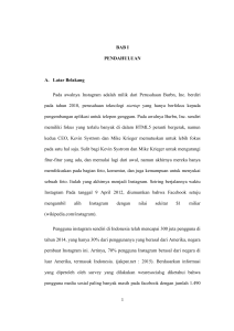1 BAB I PENDAHULUAN A. Latar Belakang Pada awalnya