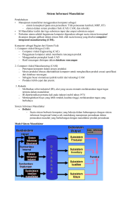 Sistem Informasi Manufaktur