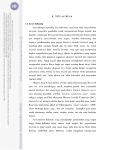 I. PENDAHULUAN 1.1. Latar Belakang