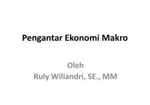 Pengantar Ekonomi Makro