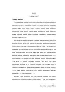 Universitas Sumatera Utara BAB 1 PENDAHULUAN 1.1 Latar