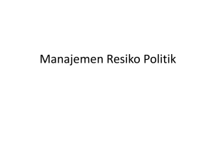 Manajemen Resiko Politik