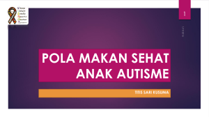 pola makan sehat anak autisme