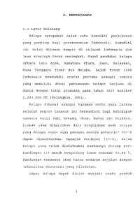 1.1 Latar Belakang Kelapa merupakan yang penting bagi ini telah