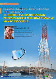 DI SEKTOR JASA DISTRIBUSI DAN TELEKOMUNIKASI