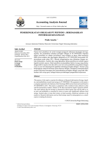 Accounting Analysis Journal