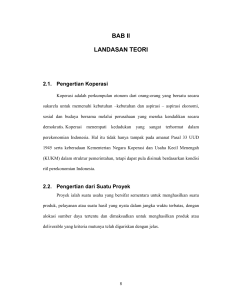 bab ii landasan teori bab ii landasan teori