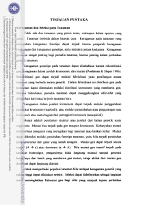 Analisis keragaman fenotipe dan korelasi pada