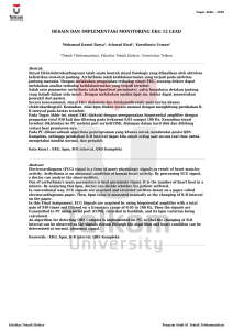 desain dan implementasi monitoring ekg 12 lead