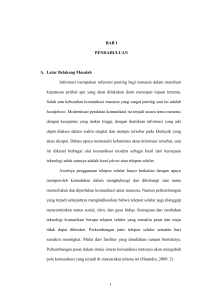 PDF (Bab I) - Universitas Muhammadiyah Surakarta