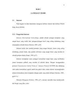 BAB 2 LANDASAN TEORI