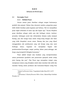 9 BAB II TINJAUAN PUSTAKA 2.1 Kerangka Teori