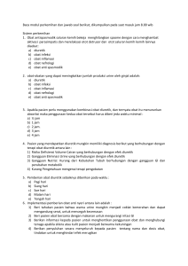 Baca modul perkemihan dan jawab soal berikut, dikumpulkan pada