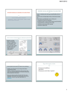enzim sebagai biokatalisator