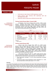 SURVEI PERSEPSI PASAR