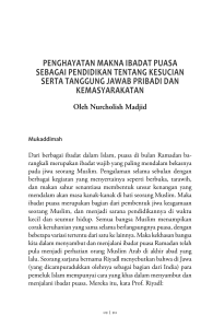 1994_10 Penghayatan Makna Ibadat Puasa