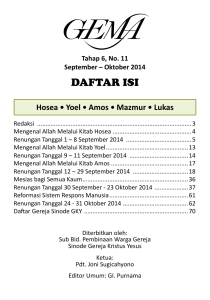 daftar isi - Gereja Kristus Yesus