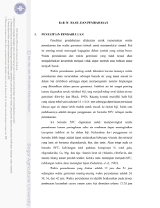 BAB IV. HASIL DAN PEMBAHASAN I. PENELITIAN