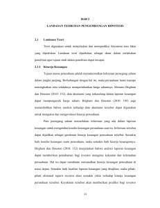 BAB 2 LANDASAN TEORI DAN PENGEMBANGAN HIPOTESIS 2.1