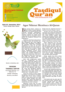 Agar Nikmat Membaca Al-Quran