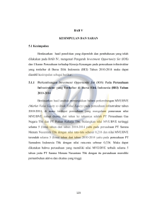 BAB V KESIMPULAN DAN SARAN 5.1