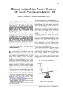 Rancang Bangun Rotary Inverted Pendulum