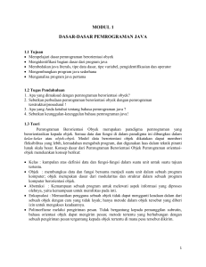 modul 1 dasar-dasar pemrograman java