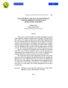 Tulisan Ibu Indri.pmd - Jurnal Universitas Kristen Krida Wacana