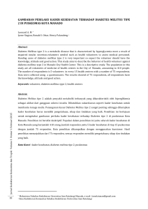 gambaran perilaku kader kesehatan terhadap diabetes melitus tipe
