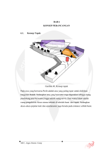 BAB 6 KONSEP PERANCANGAN 6.1. Konsep Tapak Gambar 48