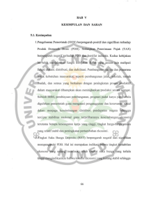 5.1. Kesimpulan BAB V KESIMPULAN DAN SARAN l .Pengeluaran