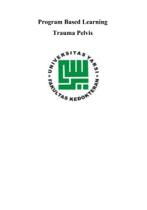 Program Based Learning Trauma Pelvis