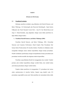 BAB II TINJAUAN PUSTAKA 2.1 PenelitianTerdahulu Beberapa