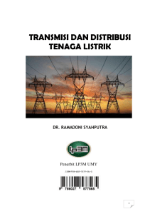 transmisi dan distribusi tenaga listrik - UMY Repository