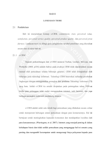 BAB II LANDASAN TEORI 2.1 Pendahuluan Bab ini menjelaskan