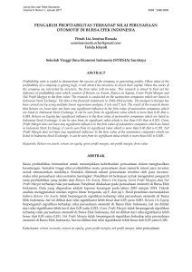 pengaruh profit margin, assets turnover dan financial leverage