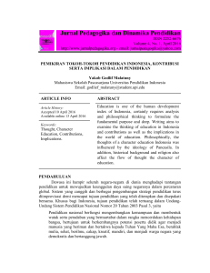 Jurnal Pedagogika dan Dinamika Pendidikan - e