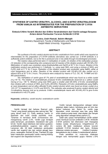 synthesis of 6-nitro veratryl alcohol and 6-nitro