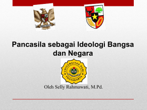 Pancasila Sebagai Ideologi