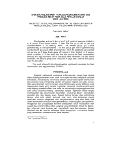 1 efek sulfaquinoxalin terhadap konsumsi pakan