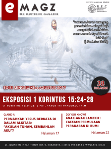 Allah (Bapa) - REC | Reformed Exodus Community