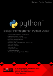 Python Dasar – POSS UPI